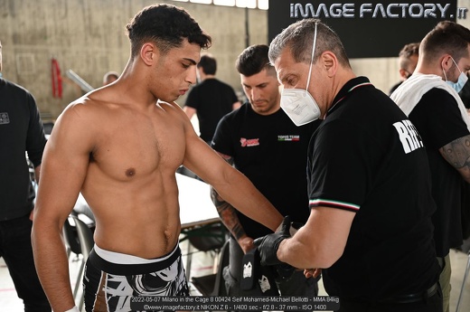 2022-05-07 Milano in the Cage 8 00424 Seif Mohamed-Michael Bellotti - MMA 84kg